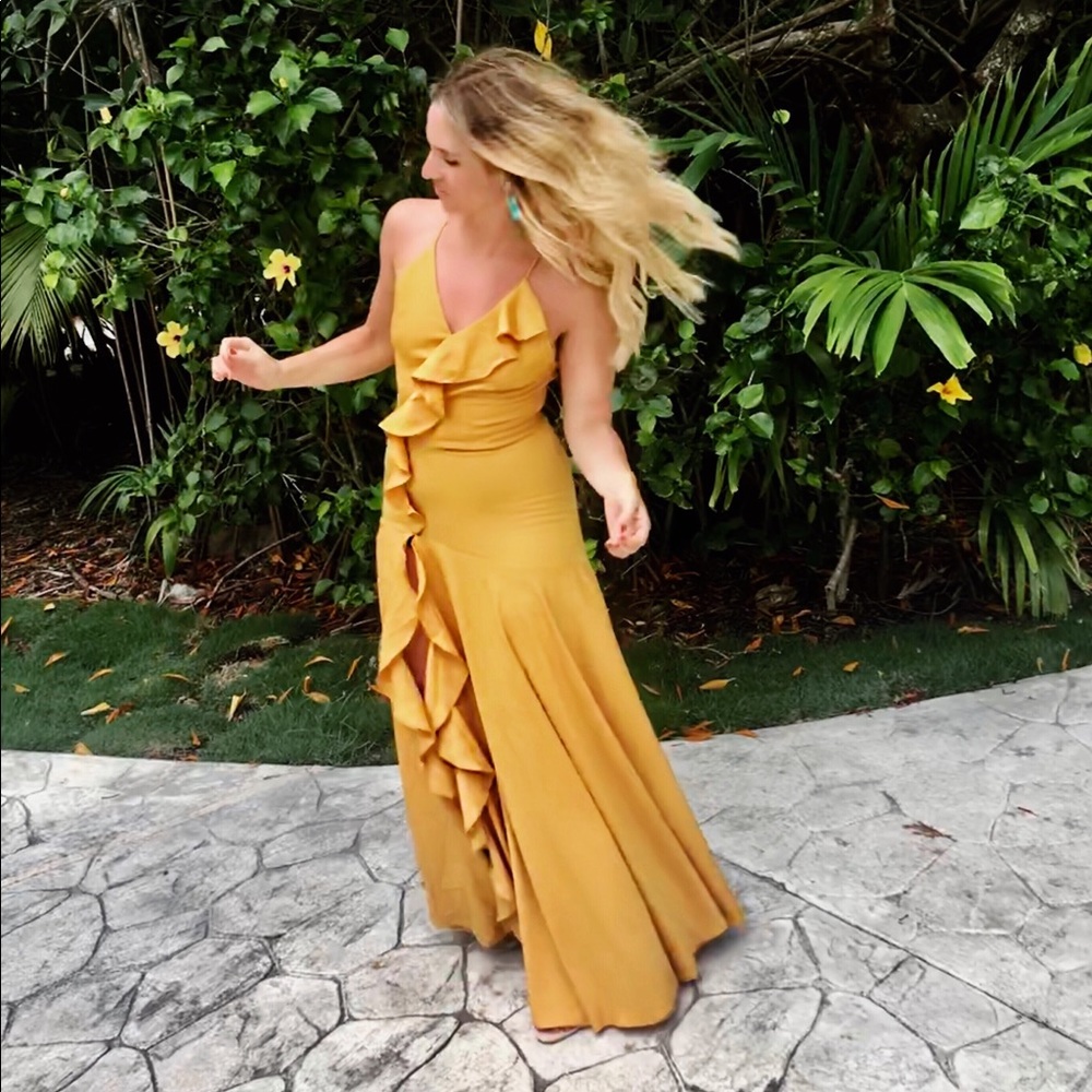 VICI Yellow Summer Dress